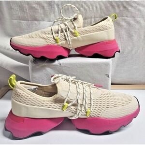 SOREL  Kinetic impact lace sneakers pink/natural woman‎ Sz 11
